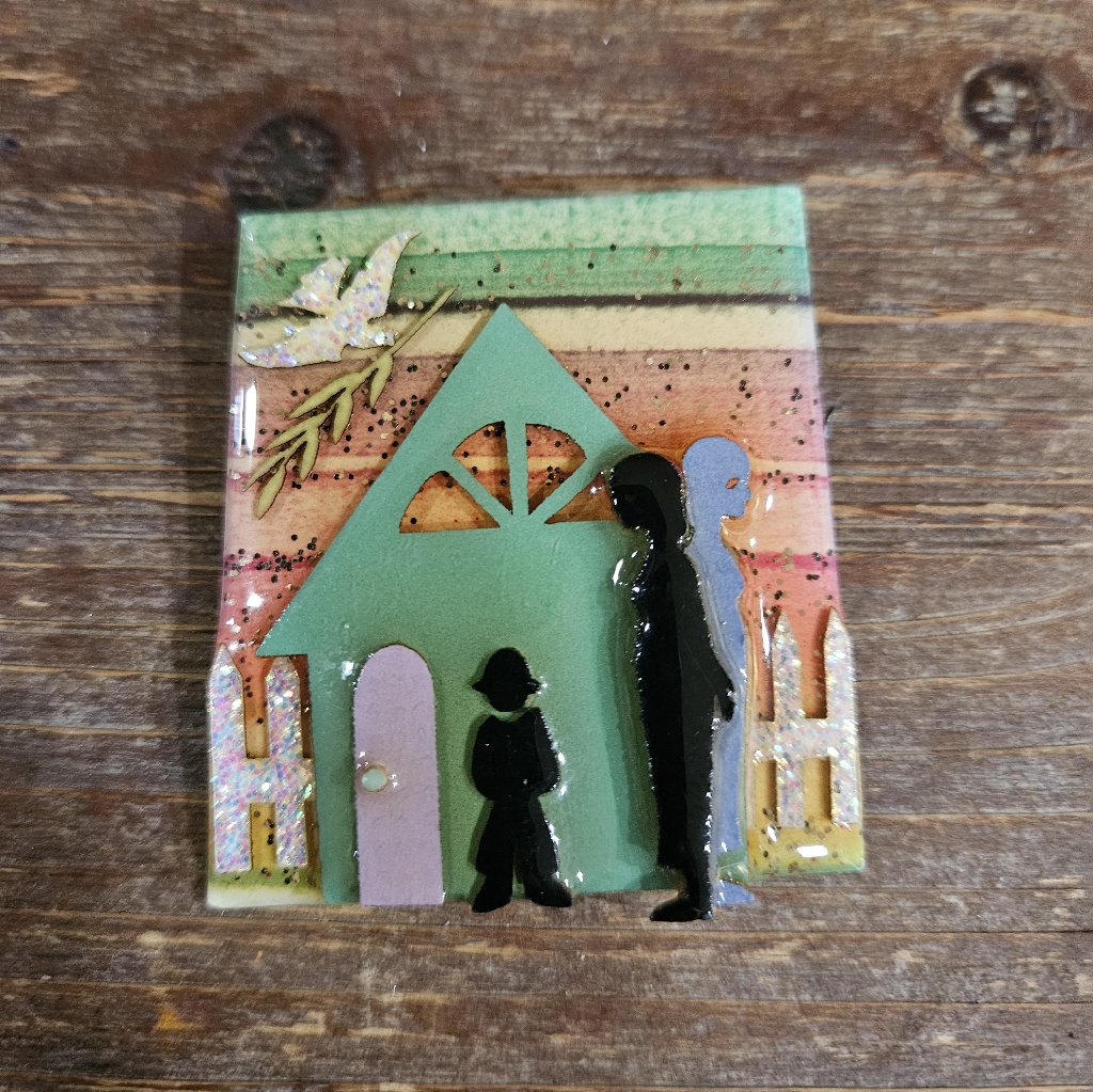 Lucinda Domestic Violence Vintage Pin Brooch